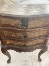 Load image into Gallery viewer, Antique wood Florentine chest