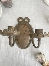 Load image into Gallery viewer, Antique French bow sconce