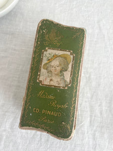 Rare antique french portrait box Marie Antoinette