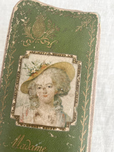 Rare antique french portrait box Marie Antoinette