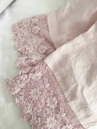 Pair handmade reworked Bella notte Olivia lace